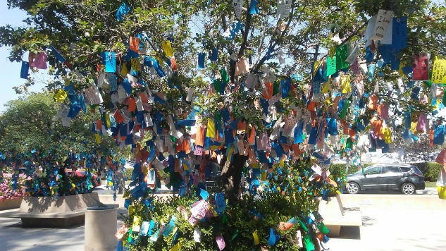 Tree of Hope with wishes of hope